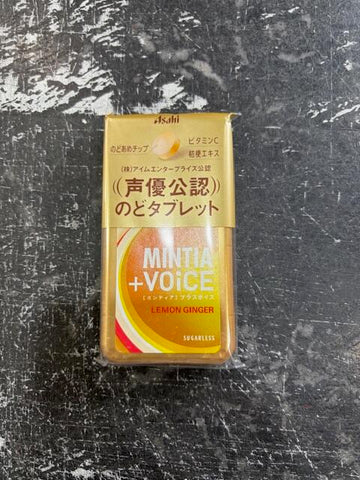 Asahi Mintia Voice Lemon Ginger Sugar free Mint 22g