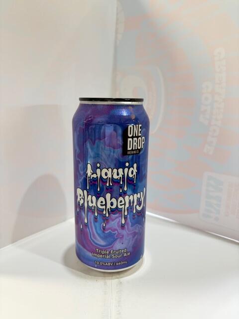 One Drop - Liquid Blueberry Triple Fruited Imp Sour Ale 10% 440ML