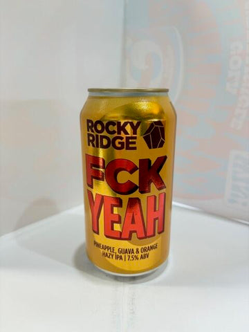 Rocky Ridge - FCK YEAH Pineapple, Guava & Orange Hazy IPA 7.5% 375ml