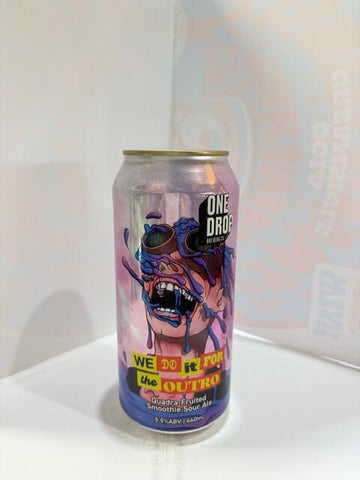 One Drop - We do it for the Outro Quadra Fruited Smoothie Sour Ale 5.5% 440ML