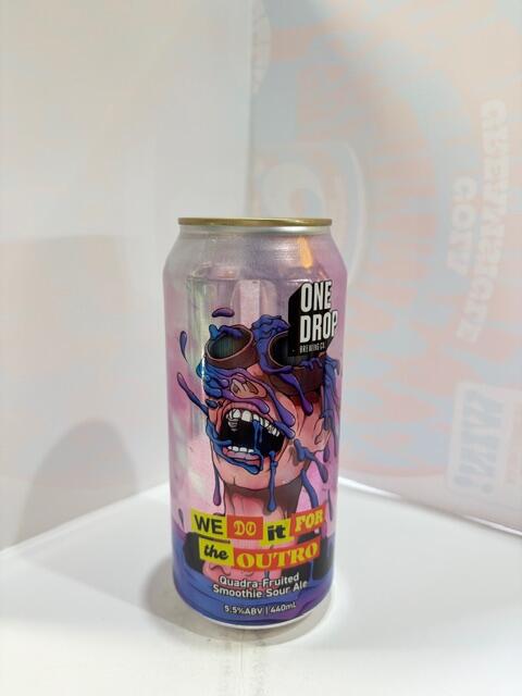 One Drop - We do it for the Outro Quadra Fruited Smoothie Sour Ale 5.5% 440ML