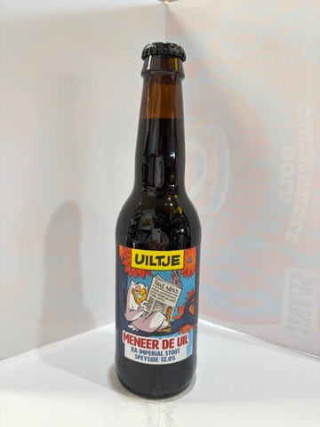 Uiltje - Meneer de uil BA imp stout Spey Side 12% 330ML