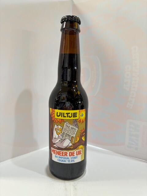 Uiltje - Meneer De Uil Ba Imp Stout Cognac 12% 330ML