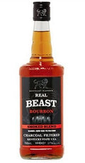 Real Beast Bourbon Whiskey Smoked Blend Kentucky USA 37% 700ML