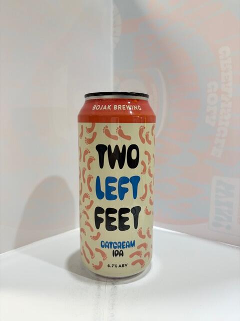 Bojak - Two Left Feet Oat Cream IPA 6.7% 440ml