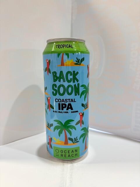 Ocean Reach - Back Soon Coastal IPA 6.6% 500ml
