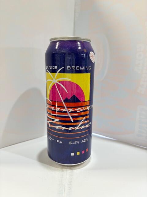 Banks - Sunset Radio Hazy IPA 6.4% 500ML