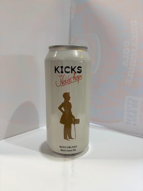 Kicks - Much Obliged (w/Noble Hops) West Coast IPA 7.5% 440ML