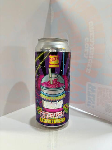 450 North - Cotton Candy Laser Gun Slushy XL Black Cherry Blood Orange Vanilla Cherry Cotton Candy Smoothie Sour 5.3% 473ML