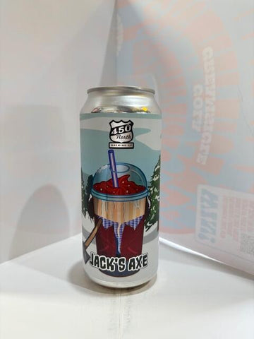 450 North - Jack's AXE Slushy XL Plum Raspberry cinnamon and vanilla Smoothie sour 5% 473ML