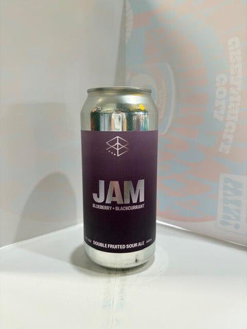 Range - Jam Blueberry + Blackcurrant Double Fruited Sour Ale 5.6% 440ml