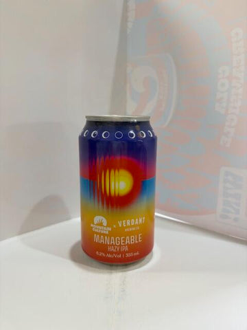 Mountain Culture - X Verdant Manageable Hazy IPA 6.2% 355ml