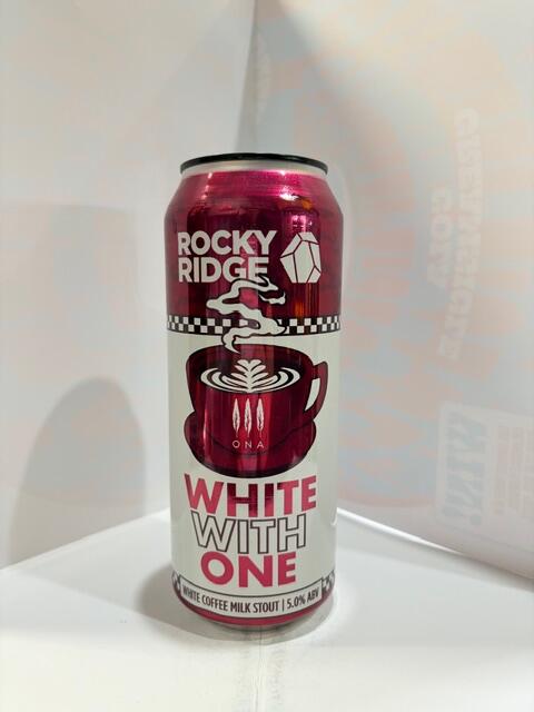 Rocky Ridge - White With One White Coffee Milk Stout 5% 500ML