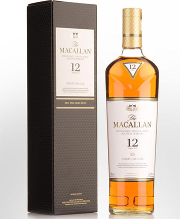 Macallan - 12 Years Old Sherry Oak Cask - Highland Single Malt Scotch Whisky