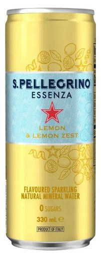 S.Pellegrino Essenza Lemon & Lemon Zest 330ML