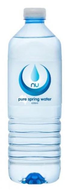NU PURE SPRING WATER 600ML