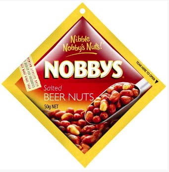NOBBYS BEER NUTS 50GM