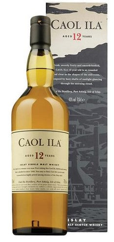 Caol Ila 12 years old single malt 43% 700ML