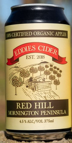 Eddies Cider - Red Hill Mornington Peninsula Apple cider Can 4.5% 375ML