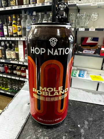 Hop Nation - Mole Poblano Bourbon Barrel Aged Imp Pastry Stout 11.6% 440ML