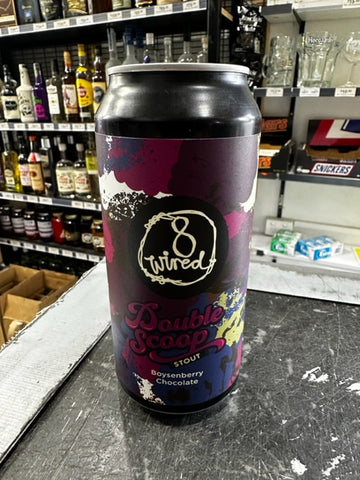 8 Wired - Double Scoop Boysenberry Chocolate Stout 7.5% 440ml