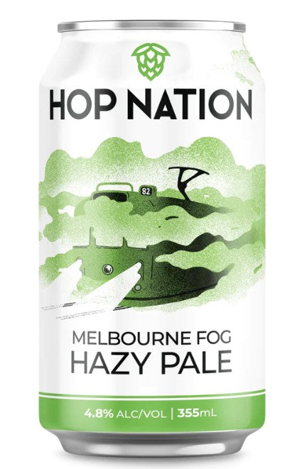 Hop Nation - Melbourne Fog Hazy Pale 4.8% 355ml
