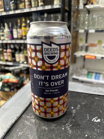 Deeds - Don't Dream It's Over NZ pilsner 5% 440ML