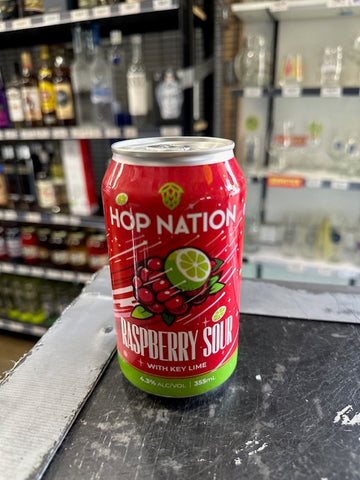 Hop Nation - Raspberry Sour with Key Lime 4.3% 355ml